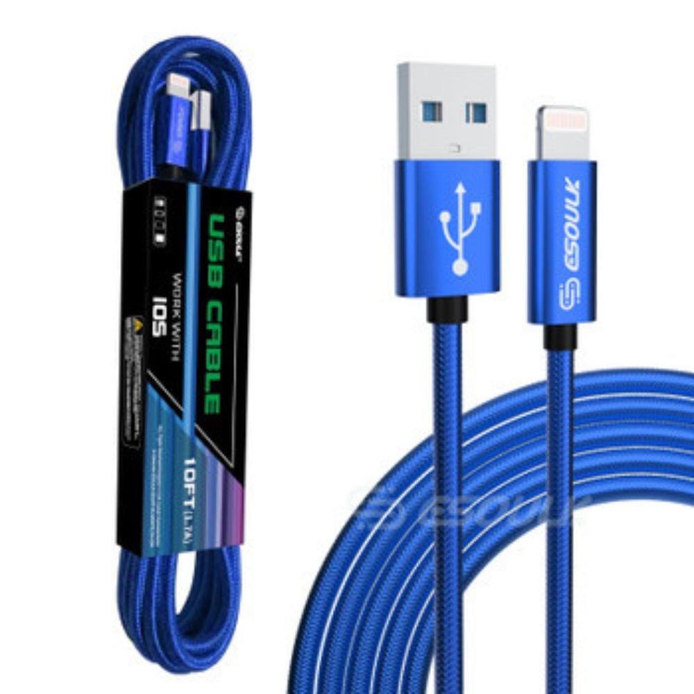 10FT USB Cable For IPhone XS/XR/XS MAX 1.7A DC-THE CEO