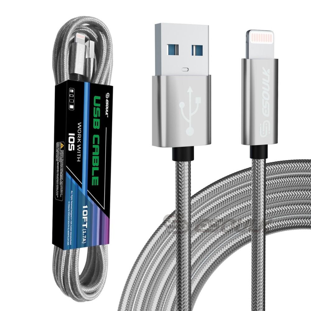 10FT USB Cable For IPhone XS/XR/XS MAX 1.7A DC-THE CEO