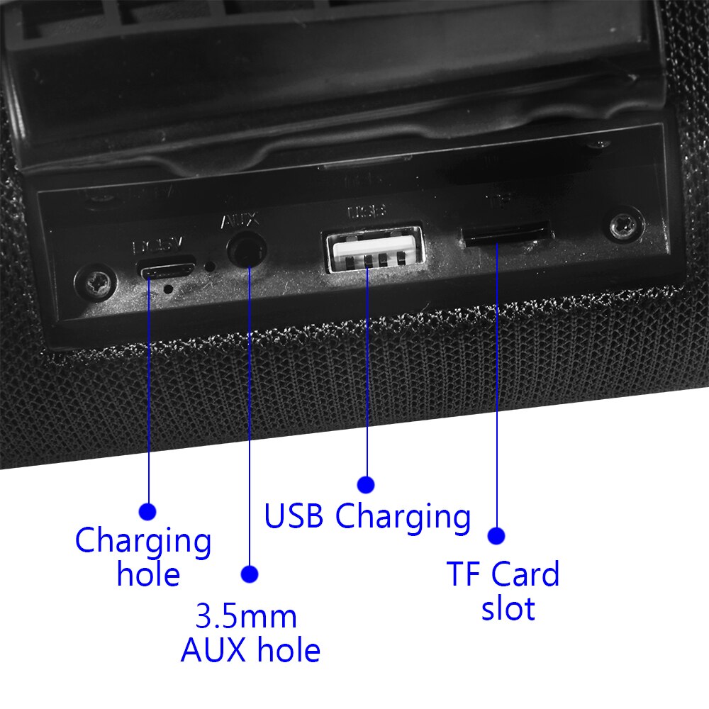 Large Waterproof Wireless Portable Bluetooth Speaker With Strap DC-THE CEO